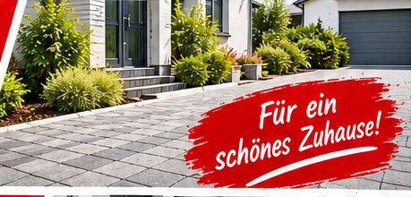 Pflasterarbeiten an Wegen, Terrassen und Einfahrten
